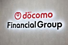 NTT DOCOMO Financial Group Sign and Logo